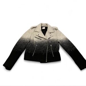 GAP Black and Gray Ombre Wool Jacket
